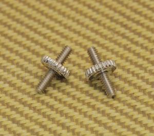 8400 Mandolin Bridge Nickel Old Style Thumbwheel Studs