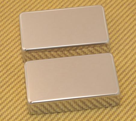 PC-0307-N Nickel No Holes Humbucker Pickup Covers PAF Style