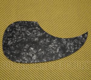 PG-0090-052 Dark Black Pearl Self Adhesive Pickguard for Acoustic Guitar 