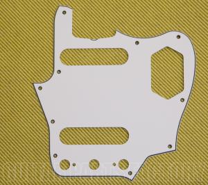 JG-6204 White 3-Ply Jaguar '60s Style Truss Cut Out Pickguard USA