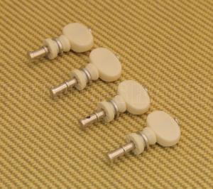 UKE-TS-IV Economy Ukulele Pin Tuner Set Ivory Color Buttons
