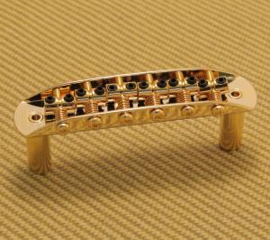 008-1239-G Gold Adjustable Small Saddle Bridge for Fender Mustang/Jaguar/Jazzmaster