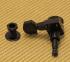 099-0818-400 Genuine Fender Black Locking Staggered Guitar Tuners Logo 0990818400