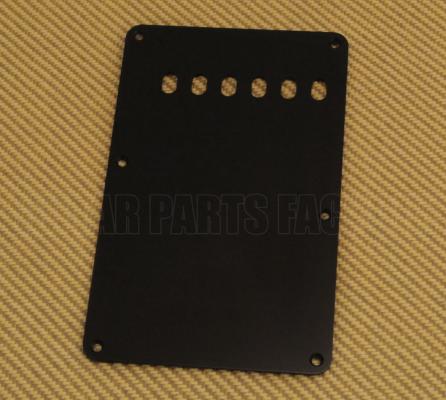 PG-0556-L23 Lefty Black 1-ply Back Plate/Tremolo Cover for Fender Strat