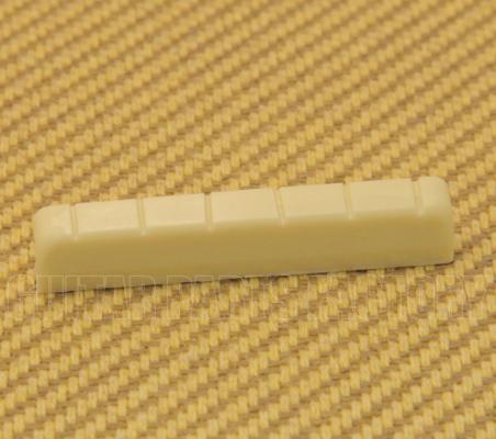 PNUT-10205 Pre-slotted Cream Plastic Nut for Classical Guitar