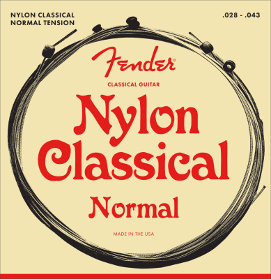 073-0100-400 Fender Nylon Tie Classical Strings 0730100400