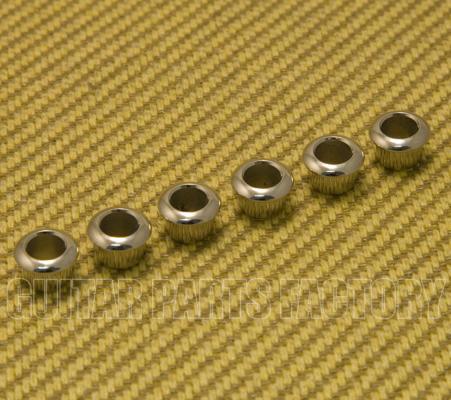 TK-MPB-NSL 6 Nickel Metric Press-In Tuner Bushings with Small Lip