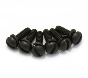 TK-SP-BSB (6) Sperzel Black Tuner Button Screws for Trem-Lok Tuners
