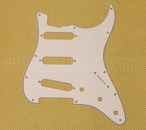 009-4392-049 Genuine Fender '65 Eggshell 3-ply Stratocaster/Strat Pickguard 0094392049