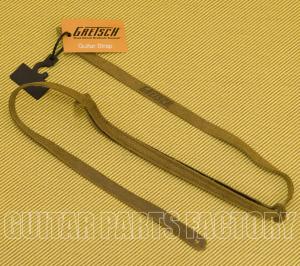 922-0080-101 Gretsch G Brand Logo Suede Brown Leather Mandolin Strap 9220080101