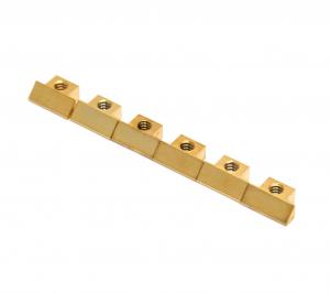 BP-0535-002  (6) Gold Saddles for Gibson® USA ABR-1 Tune-O-Matic Guitar Bridge 