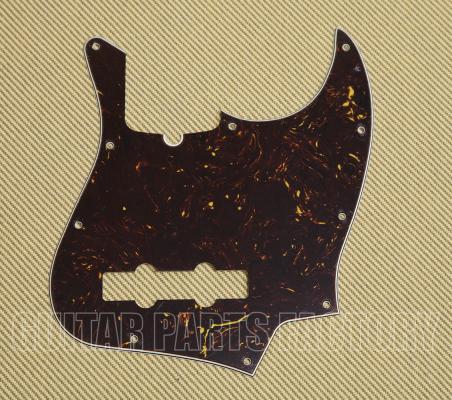 099-2157-000 Genuine Fender Tortoise 10-Hole Standard Jazz Bass Pickguard