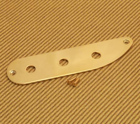 TBCP-3G Gold 3-Hole Tele Bass Control Plate