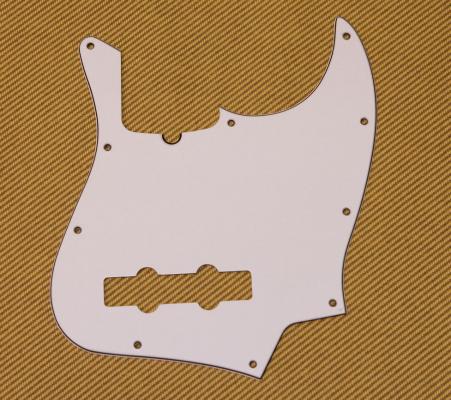 099-1335-000 Genuine Fender 3-Ply White Jazz Bass Pickguard 0991335000