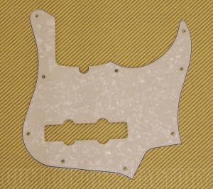 004-9435-000 Genuine Fender White Pearl Jazz Bass Deluxe 4-String Pickguard 9 Hole 0049435000