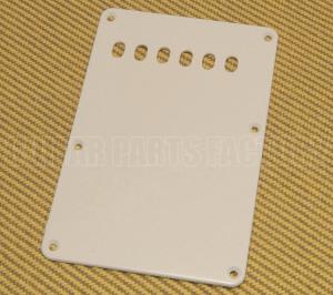 PG-0576-E25 1-ply Off-White Back Plate with 6 String Holes for Strat