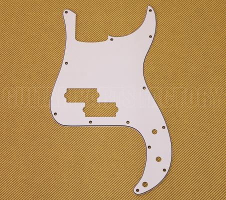 PG-0750-035 3-Ply White Pickguard for P Bass