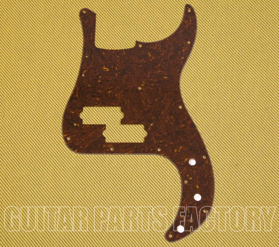 WDPB405P 70's Style USA Precision P Bass Tortoise Pickguard w