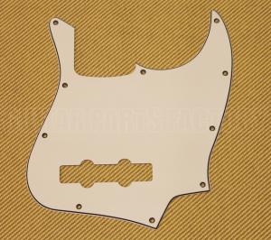 PG-0755-050 Parchment 3-Ply Jazz Bass Pickguard