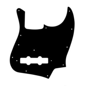 WD-JB303 WD Black 70s 3-Ply Jazz Bass Pickguard