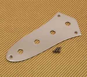 099-2057-100 Genuine Fender Chrome USA Jazz Bass Control Plate 0992057100