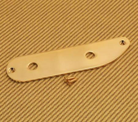 TBCP-2G Custom Gold Finish 2-hole Tele/SCPB Bass® Style Control Plate 