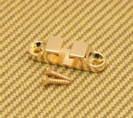 405100G Hipshot Gold 2-String Bass Headstock String Guide Tree Retainer 2SR-02G