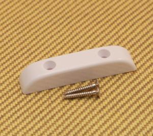 AP-0621-025 White Plastic Standard Fender Style Bass Thumbrest