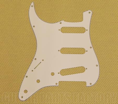 005-6199-000 Genuine Fender Lefty Left-Handed Parchment Standard Stratocaster Pickguard 0056199000 