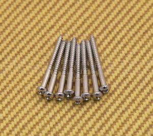 GS-0011-C (8) Chrome Pickup Screws For Fender Bass