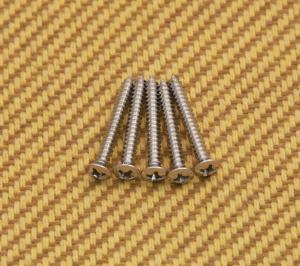 GS-B013-010 (5) Chrome Bridge Mounting Screws #6 X 1"