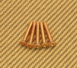 GS-B013-002 (5) Gold Bridge Mounting Screws #6 X 1"