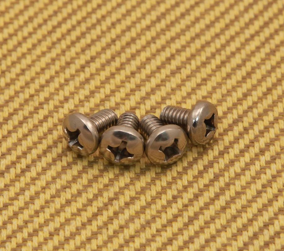 GS0359005 4 Stainless Tuning Key Tuner Gear Screws for Electric Bass