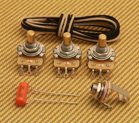 WKJ-VNT Vintage Style Wiring Kit for J Bass