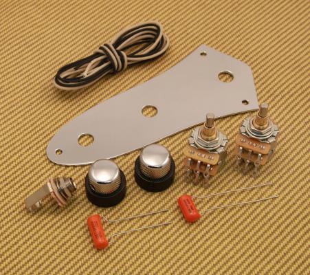 SKB-KIT Stack Knob Control Assembly Kit for Fender '62 J Jazz Bass
