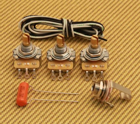 WKJ-SPLIT Standard Split Shaft Wiring Kit for J Bass