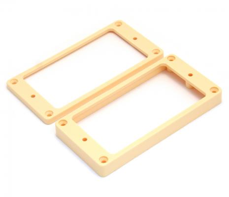 PC-0745-028 Flat Cream Humbucking Pickup Rings Non-slanted 