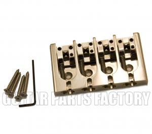 5A400BN-750 Hipshot Nickel/Brass 4-string A Series Bass Bridge .750" String Spacing