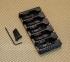 5A500BB-750 Hipshot A Series 5 String Bass Bridge Black Plated Brass 19mm
