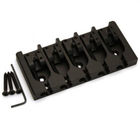 5A500BB-750 Hipshot A Series 5 String Bass Bridge Black Plated Brass