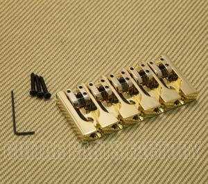 5A500BG-750 Hipshot "A" 5-String Bass Bridge Gold/750