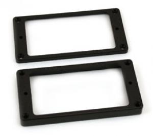 PC-0745-023 Flat Bottom Black Humbucker Pickup Rings