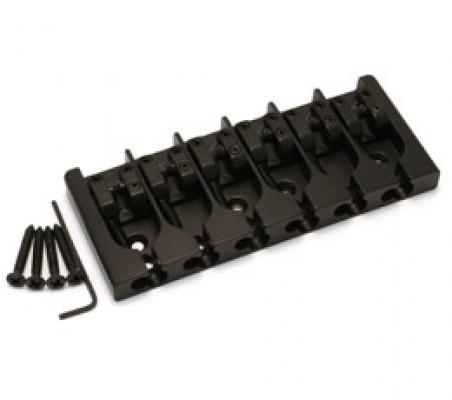 5A600BB-708 Hipshot A Series Black 6-String Bass Bridge