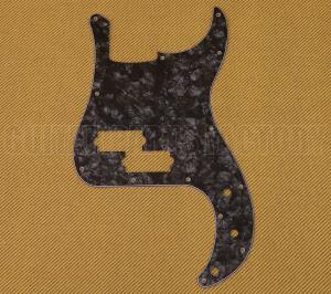 PG-0750-052 Dark Black Pearloid Pickguard for P Bass