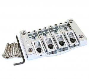 5T400C Hipshot Chrome Transtone 4-String Bass Bridge