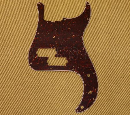 009-7223-049 Pure Vintage USA Fender 63 Brown Shell Precision P Bass Pickguard 0097223049