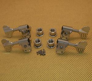 145C Grover Titan Chrome Bass Tuners for 2+2 Headstock