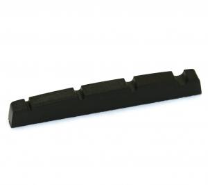 BN-ECO-PBB Black Economy Slotted Nut for P Bass