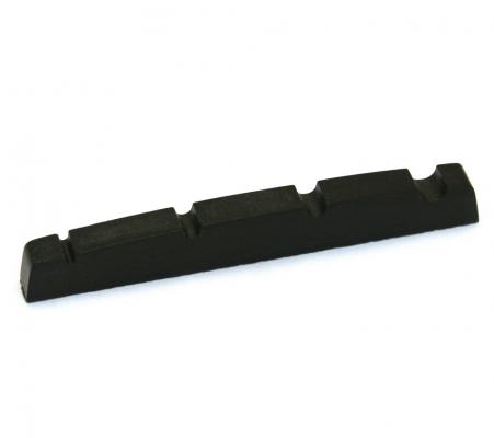 BN-ECO-PBB Black Economy Slotted Nut for P Bass