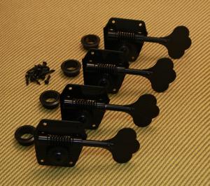 TK-0790-003 Gotoh Black Vintage Style Reverse Bass Machine Tuners